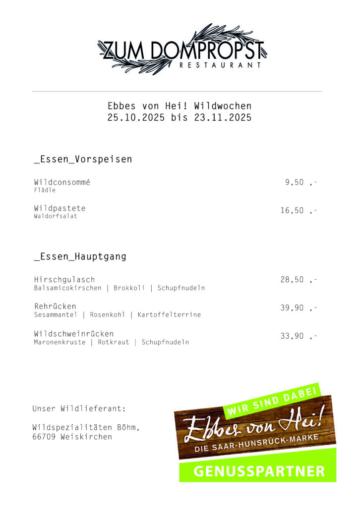 Wildwochen 25